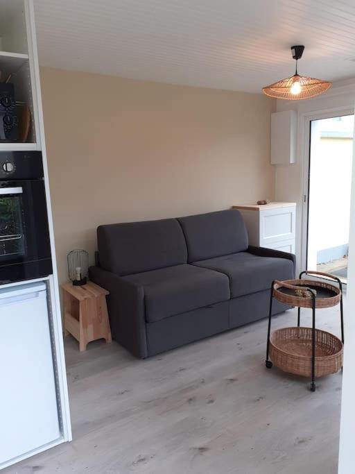 Studio Canape Convertible 2 Pers Avec Jardin Et Parking Clos 멜리몽-플라주 외부 사진