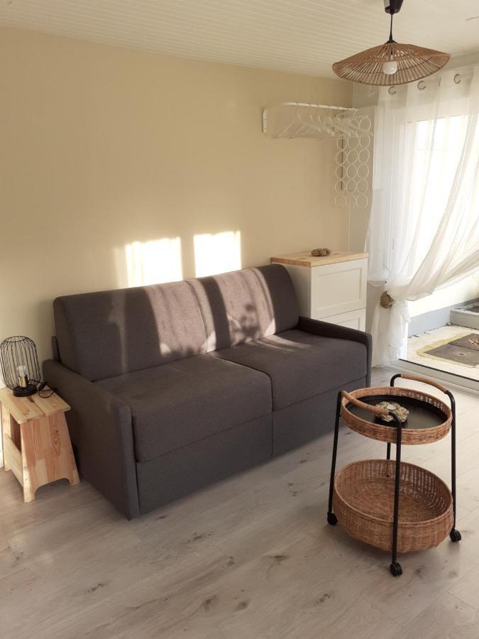 Studio Canape Convertible 2 Pers Avec Jardin Et Parking Clos 멜리몽-플라주 외부 사진